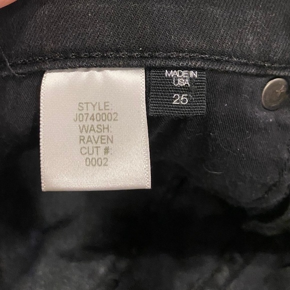 Veronica Beard Brooke 8.5” Skinny Jeans in Raven size 25 - Picture 6 of 8